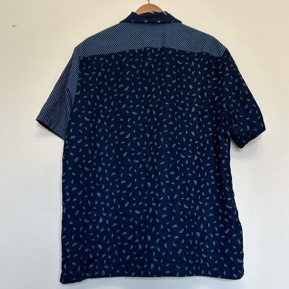 Scotch & Soda Brand casual button-up shirt short sleeved, mixed pattern. - Picture 4 of 5